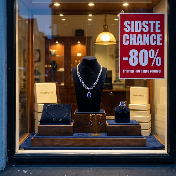 Jubilæumsudsalg — op til 80%