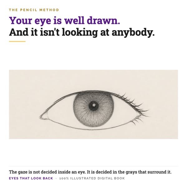 Where others give the eye one lesson, this gives it a book.