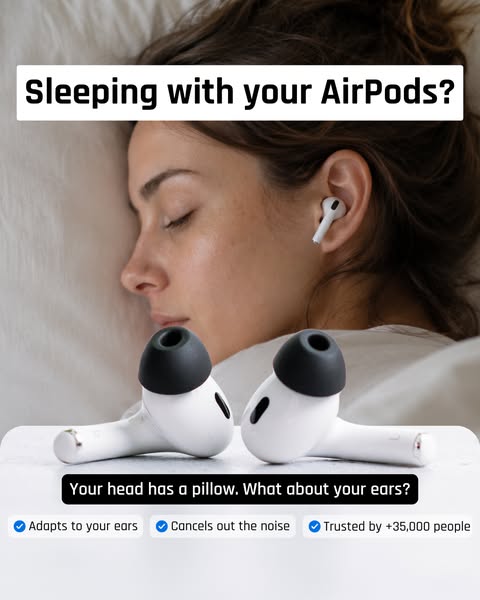 Your ears deserve a pillow too