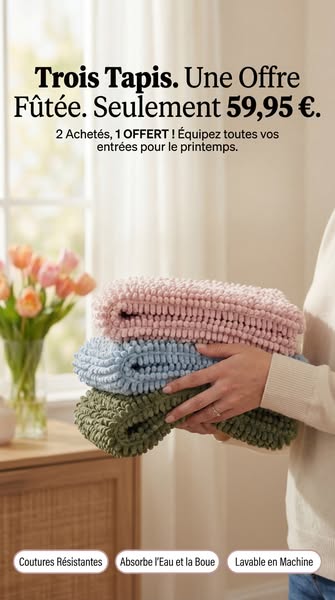 Finis les pattes sales