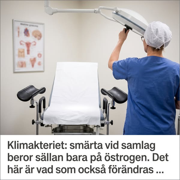 Smärta efter klimakteriet beror sällan bara på östrogen