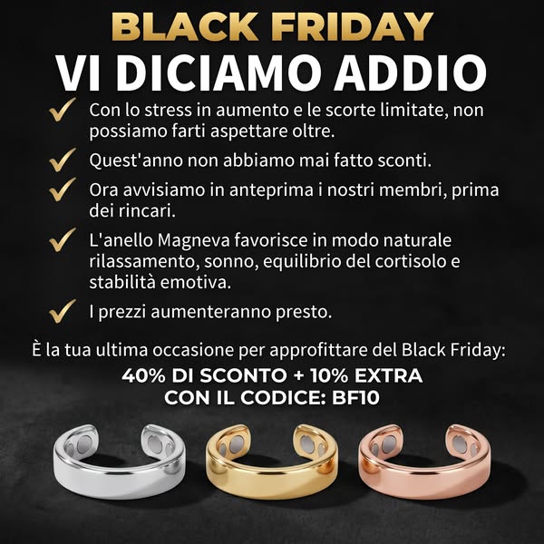 BLACK FRIDAY | 40% di sconto, solo per il Black Friday