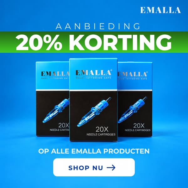 20% korting op alles van Emalla