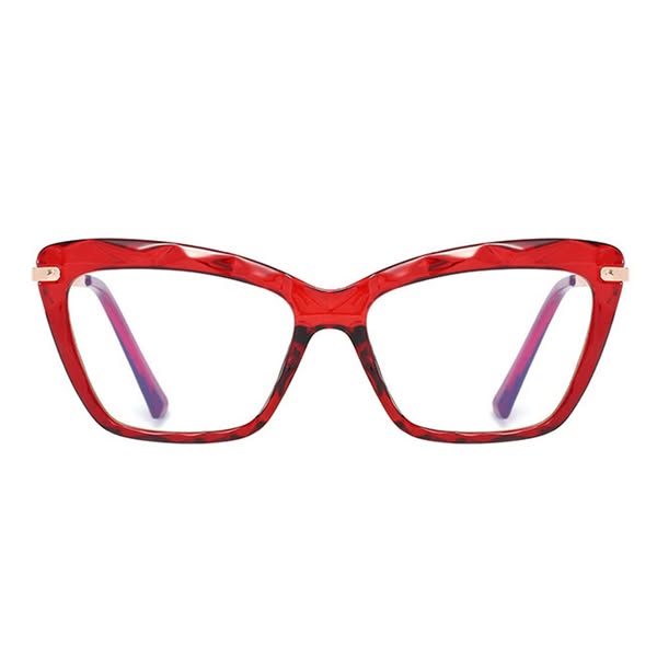 Annaisha Red Cat Eye Glasses