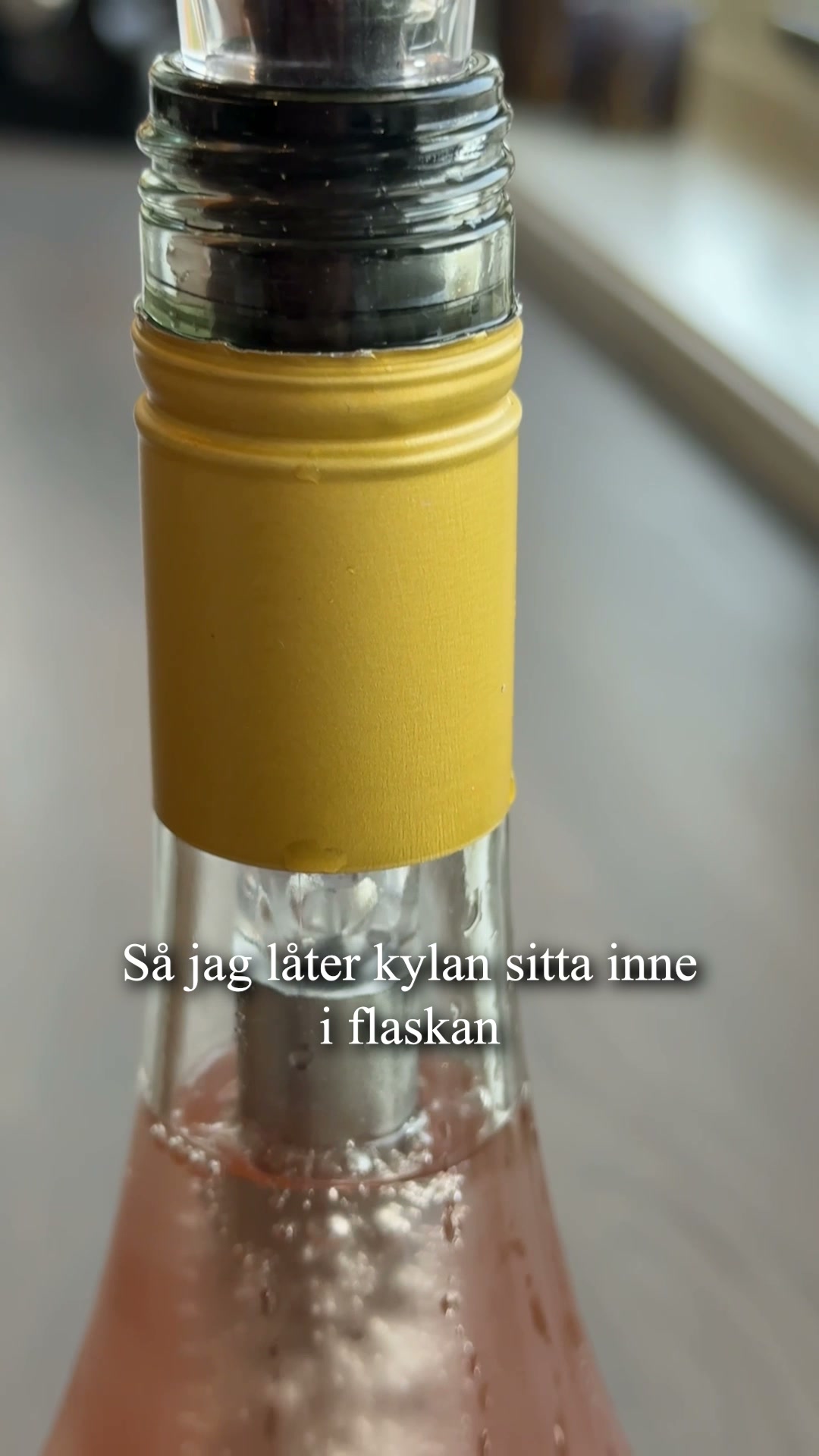 Från och med nu kommer ditt vin alltid hålla sig kallt.