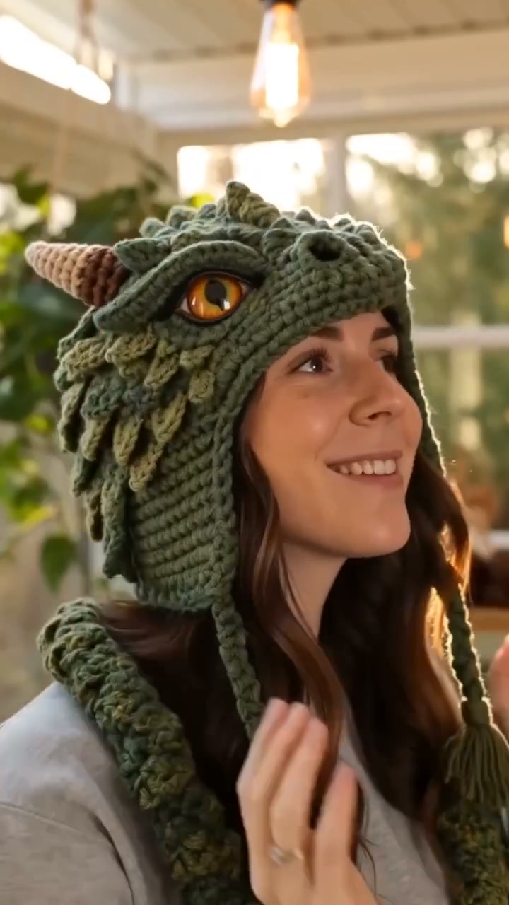 Fantasy Hood Hat DIY Crochet Kit – Create Your Own Magical Wearable Character HatBeginner Friendly