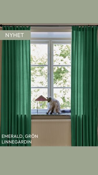 15% på måttbeställda gardiner - KOD: CURTAIN15
