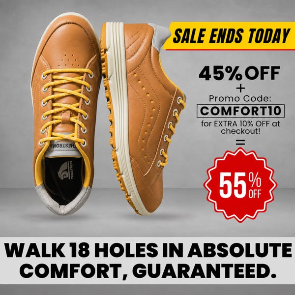 Golf Shoes That Feel Like A Foot Massage (Seriously)