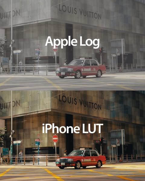 iPhone Apple Log LUTs Pack – Colour Grading Presets for iPhone ProRes