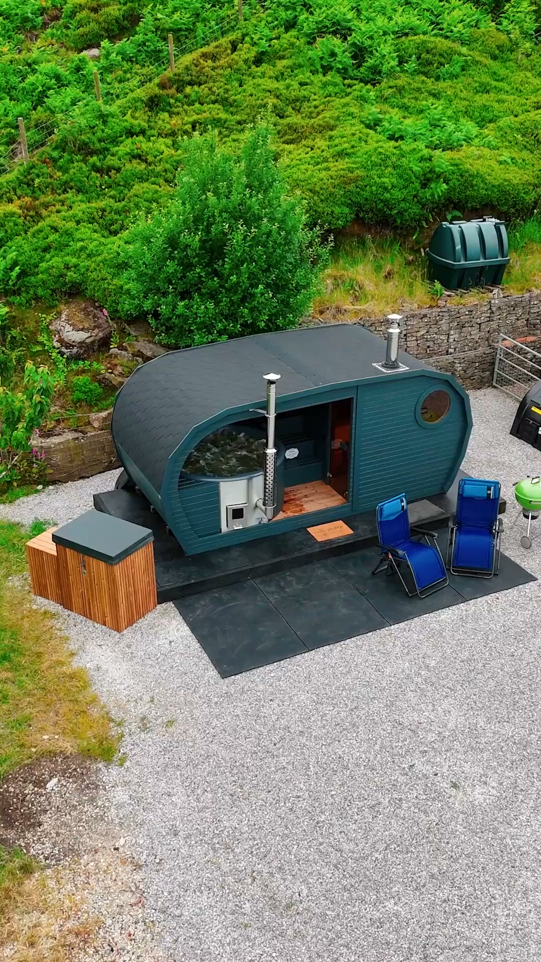 Luxury Outdoor Hot Tub & Sauna Combos