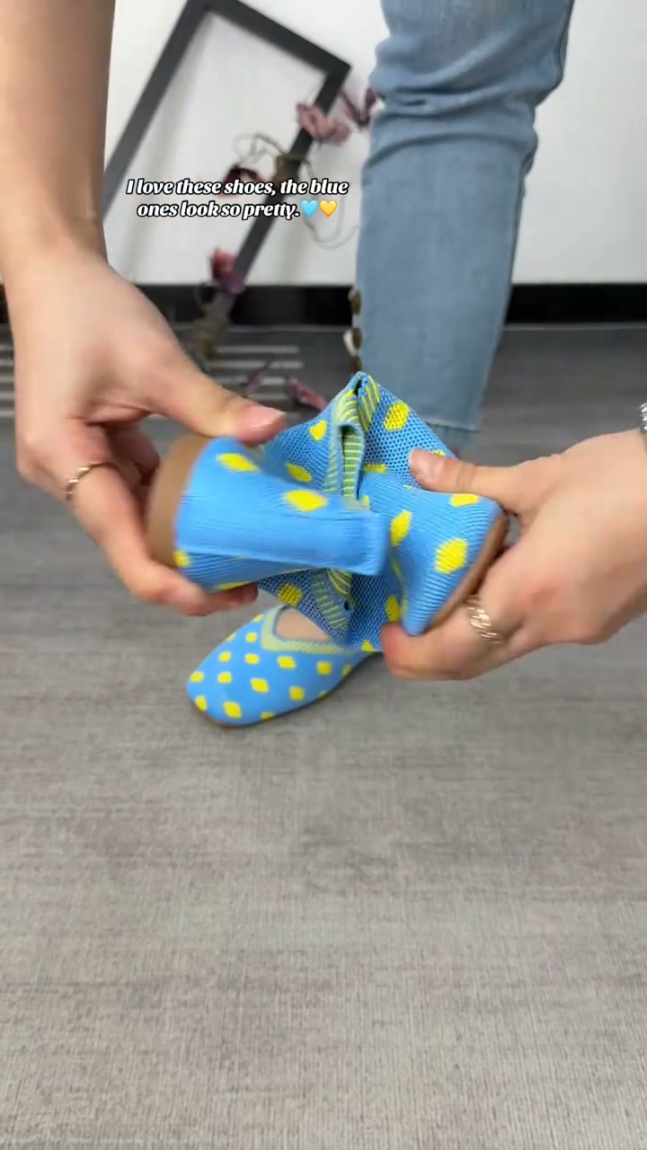These Blue Flats Look So Pretty