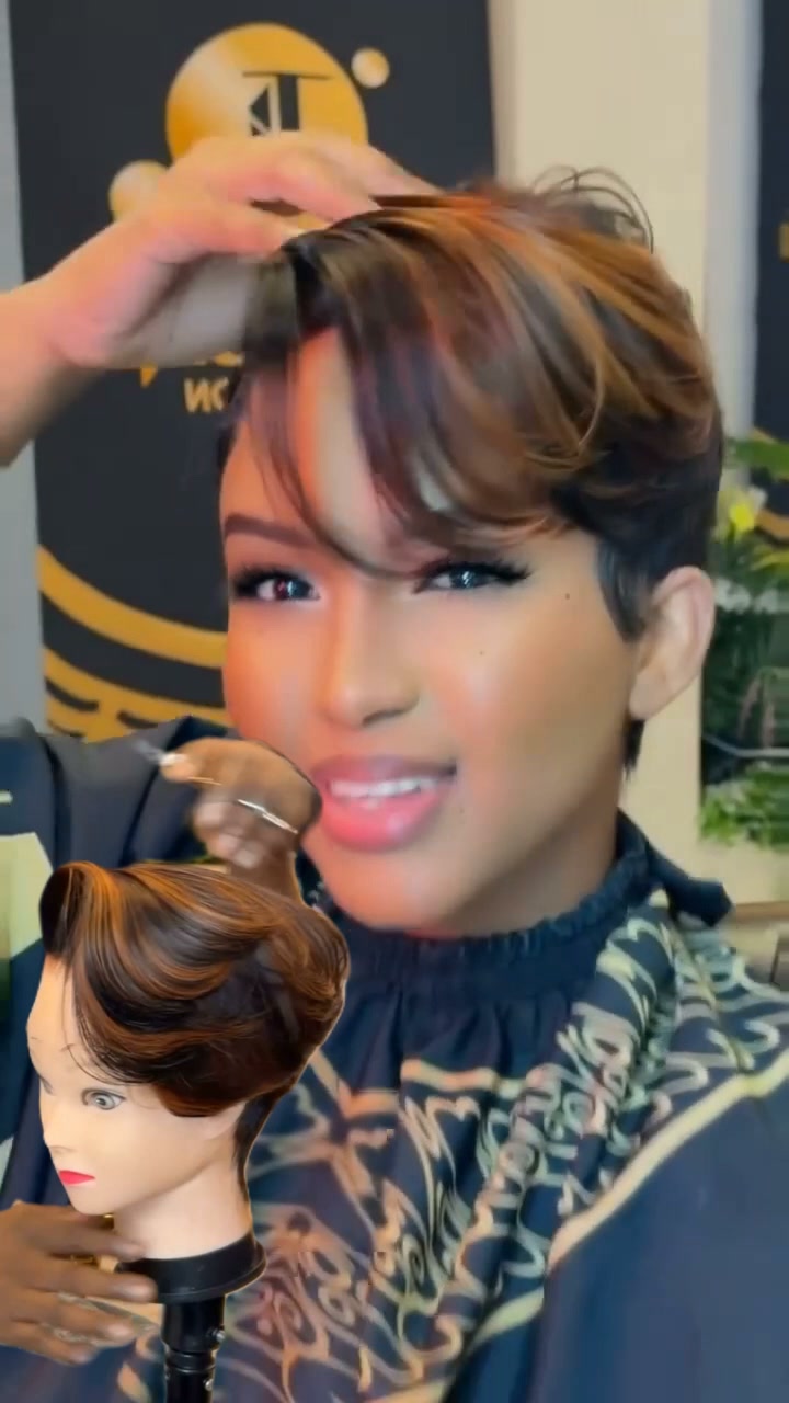 effortlessly glam pixie