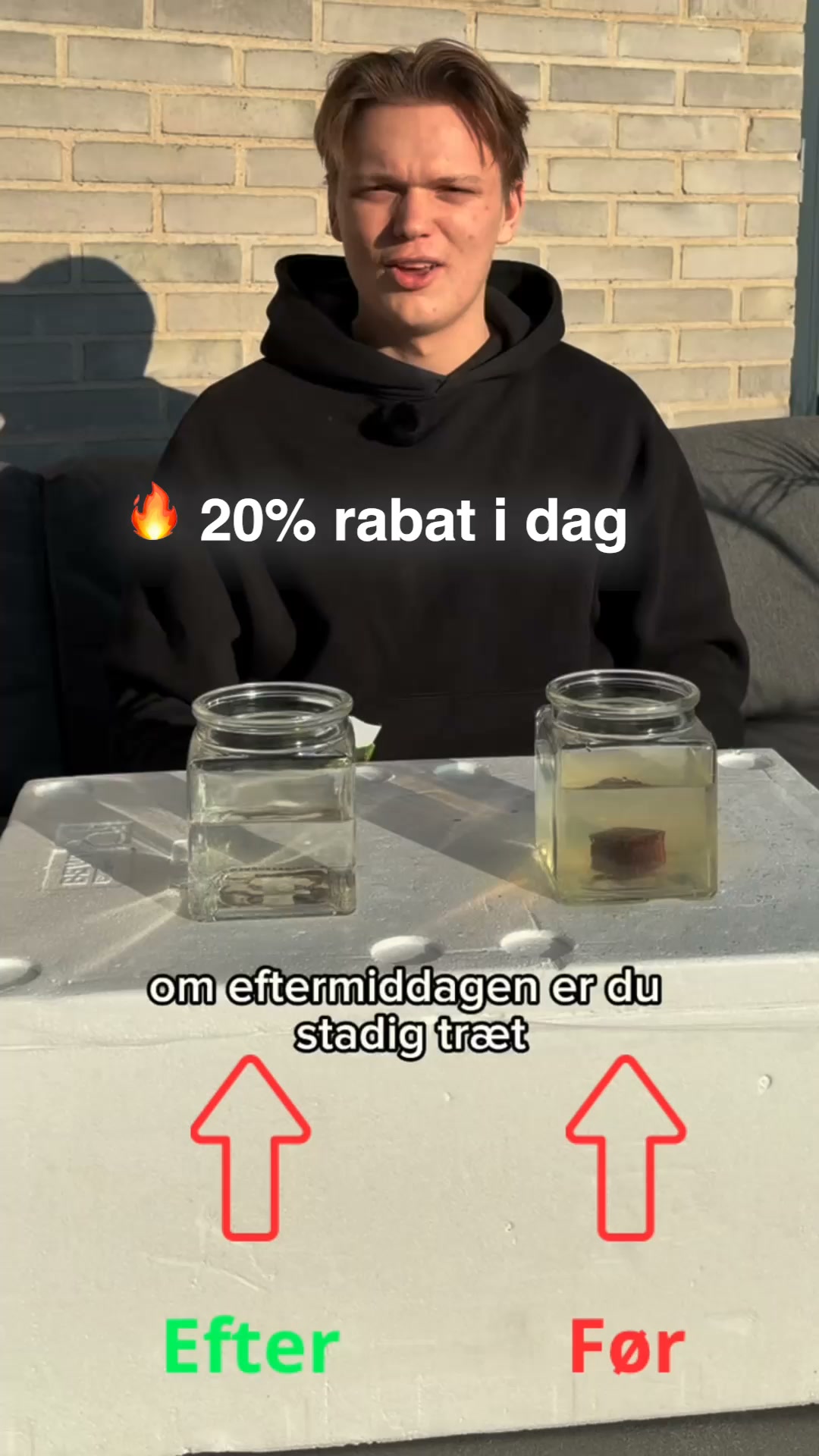 Få 20 % rabat, før det er udsolgt