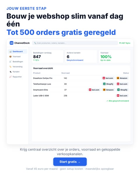 Bouw je webshop slim vanaf dag één