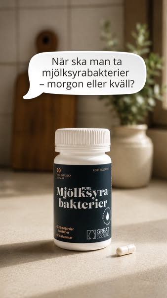 Morgon, kväll eller till maten? Så får du bäst effekt!