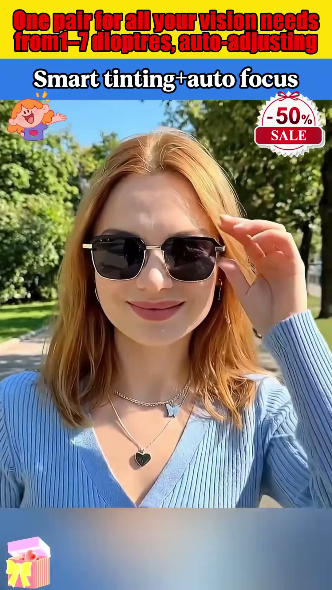 ÓCULOS AUTOFOCUS FOTOCROMÁTICOS -70%