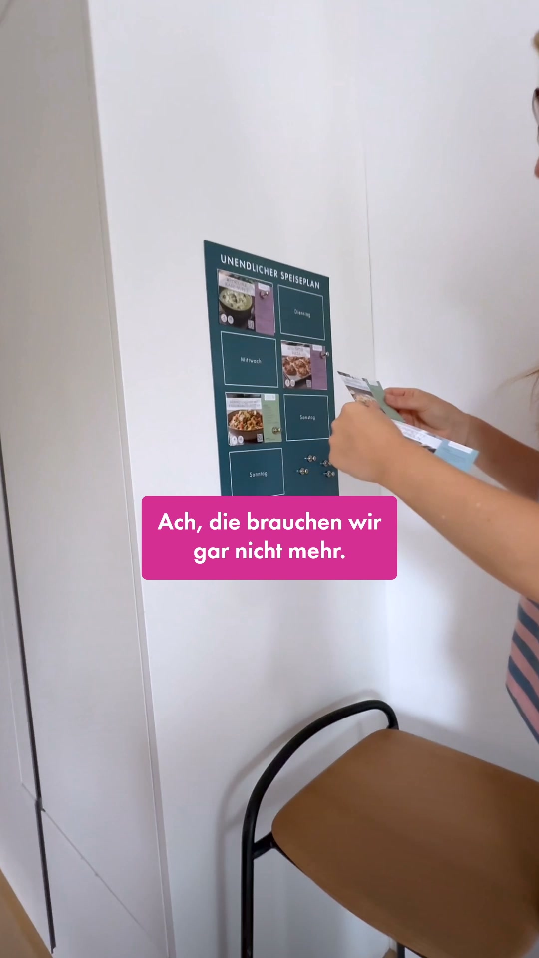 Nie wieder die Frage: "Was koche ich morgen?"