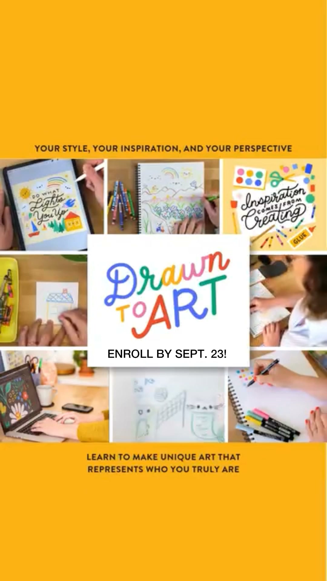 Make the art only YOU can make