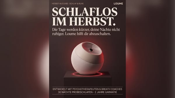 Einschlafen in Minuten.