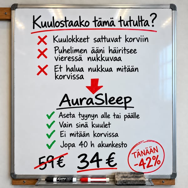 Nuku ilman kuulokkeita