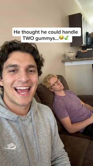 He couldn't fight the gummy off