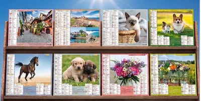 Calendriers La Poste 2027 Animaux-Paysage-Vintage (24 Versions) | eBay