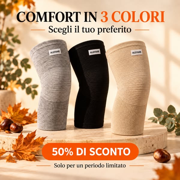 Ginocchio Comfort ora al 50% di sconto