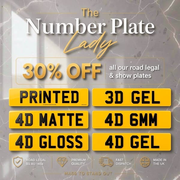 Upgrade Your Number Plate Now!