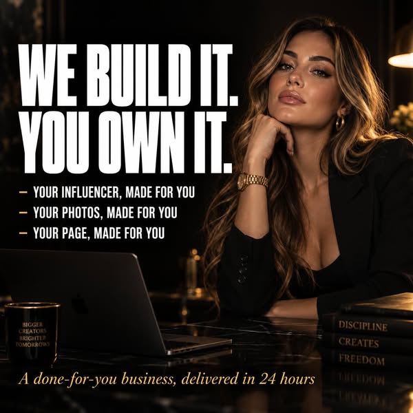 We Build Your AI Influencer Business For You