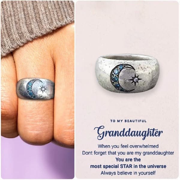 To My Granddaughter Ring - ''We always have each other's back''