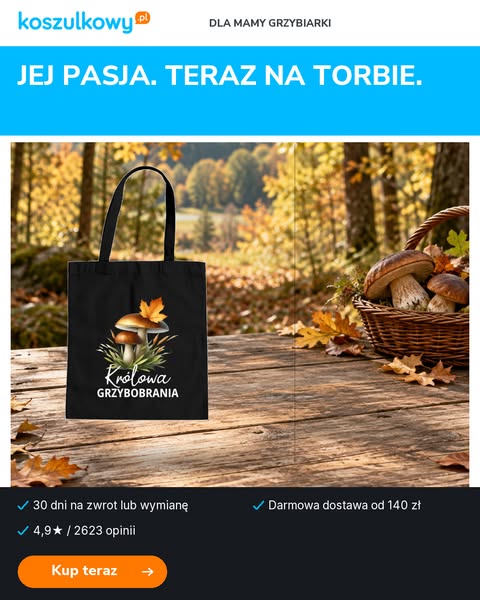 Królowa grzybobrania – torba