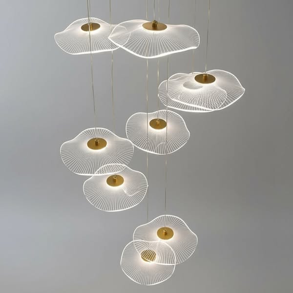 Suspension luminaire design LED LEAF