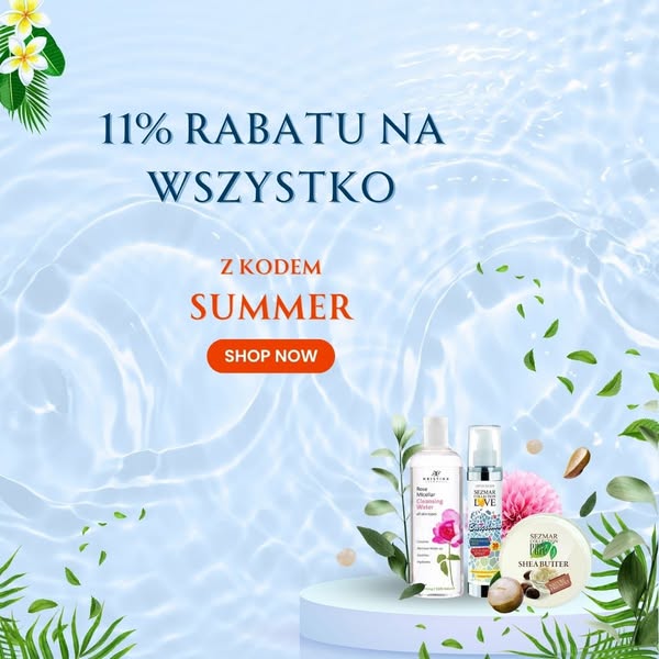 Letnie zniżki -11% na WSZYSTKO