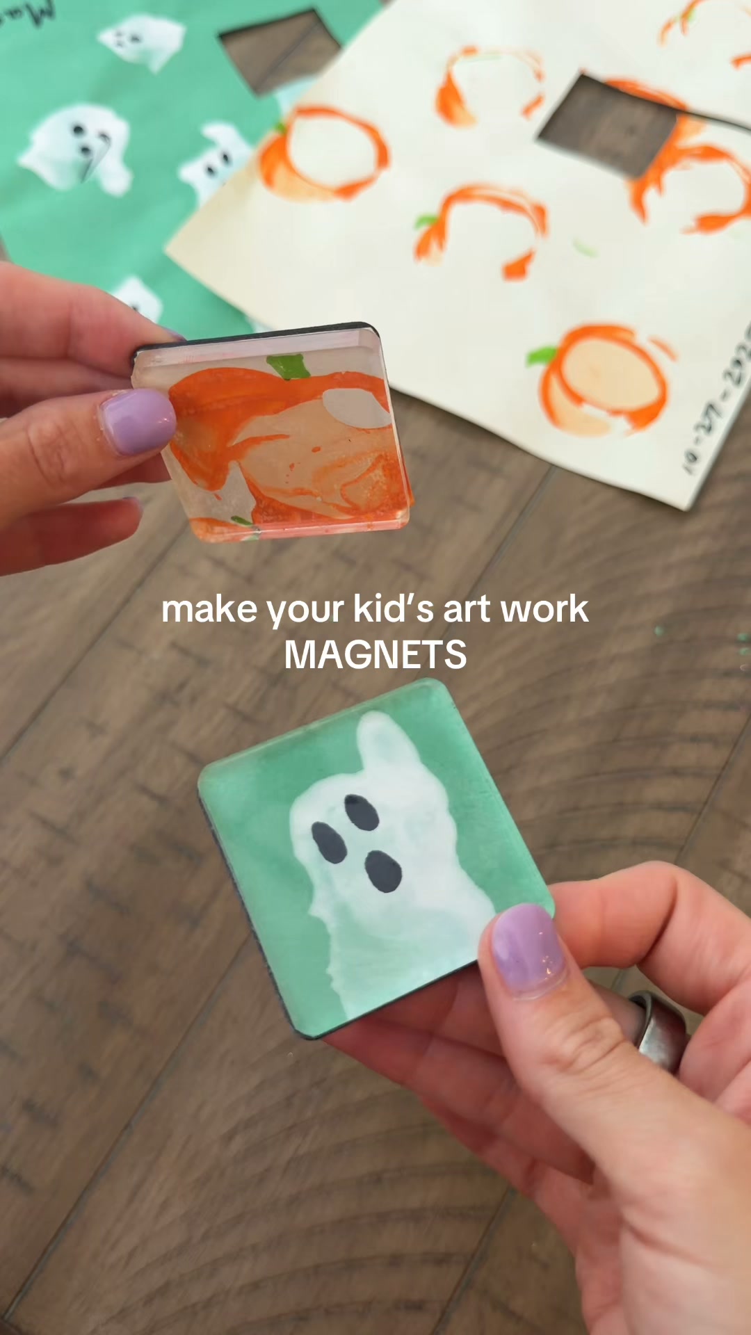 Acrylic DIY Square Fridge Magnets Set with Adhesive Backing - Photo Frames for Crafts, Kitchen, Home Decor Use