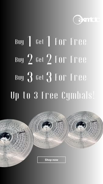 ‼CLAIM UP TO 3 EXTRA CYMBALS VALUED AT OVER $800‼