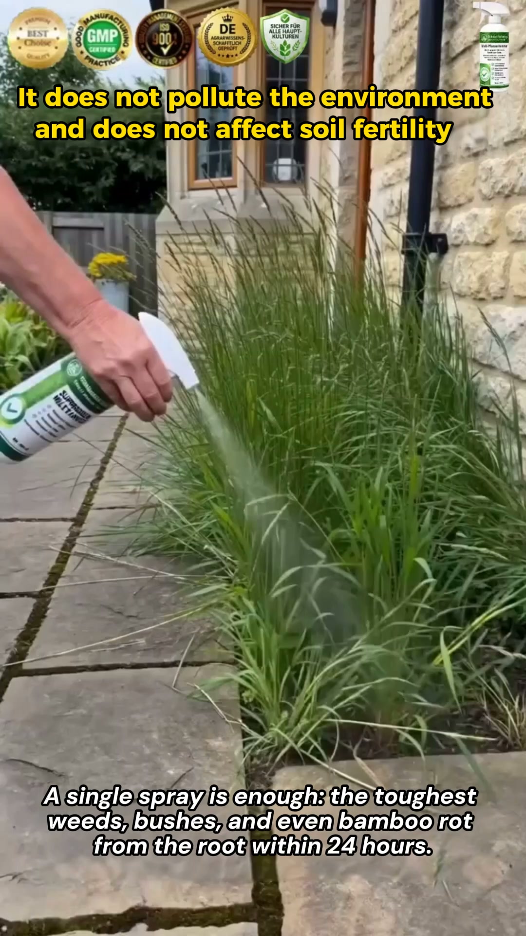Effectively removes a variety of weeds