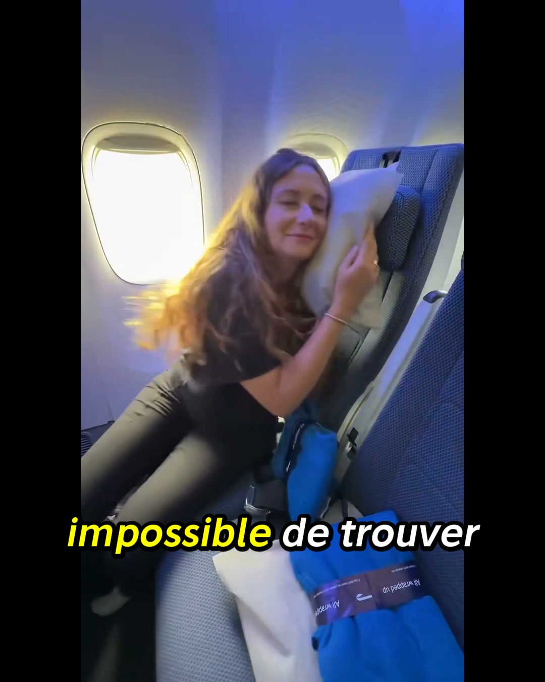 C'était pas l'avion. C'était impossible de dormir correctement.