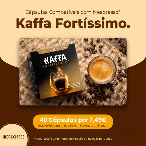 Cápsulas de Café Compatíveis com Nespresso®
