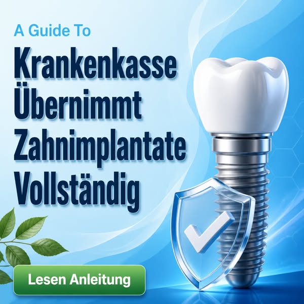 Krankenkasse und Zahnimplantate - Was Sie Wissen Müssen