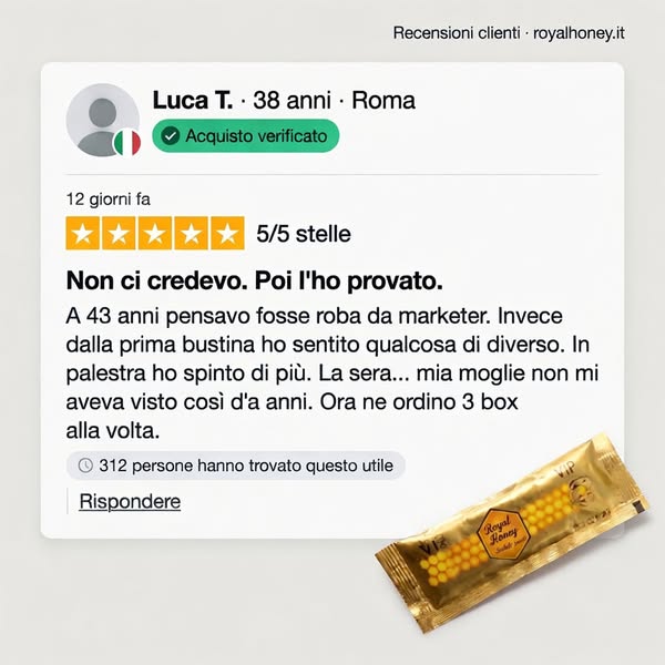 Erezioni e Vitalità con questo Miele