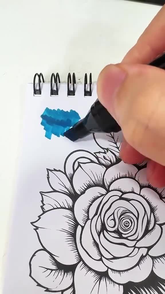 Acrylfarbstift mit Doppelspitze - 24/48/72 Farben