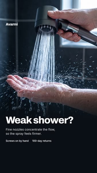 Rinsing shampoo shouldn't take all morning.