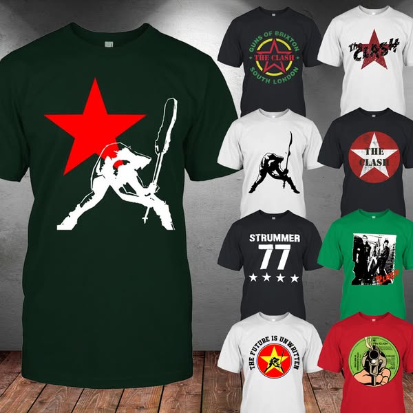 The Clash | Custom prints store | T-shirts, mugs, face masks, posters
