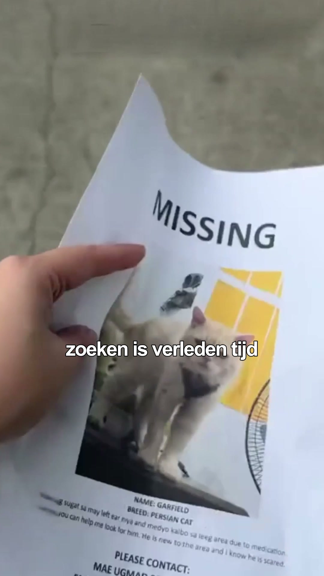 Weet waar je kat op avontuur gaat