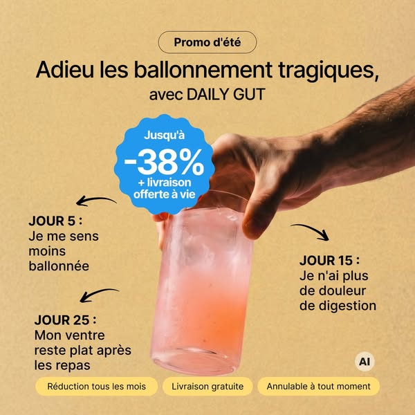 38% + port offert