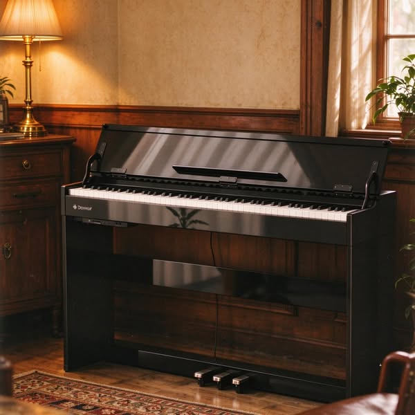 Practice piano quietly at home, with authentic hammer touch