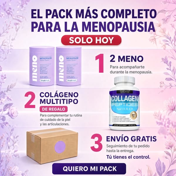 Solo hoy: 2 MENO + Colágeno Hidrolizado de regalo