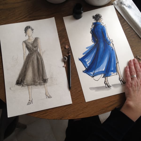 Learn the Classic French Art of Watercolor Fashion Illustration