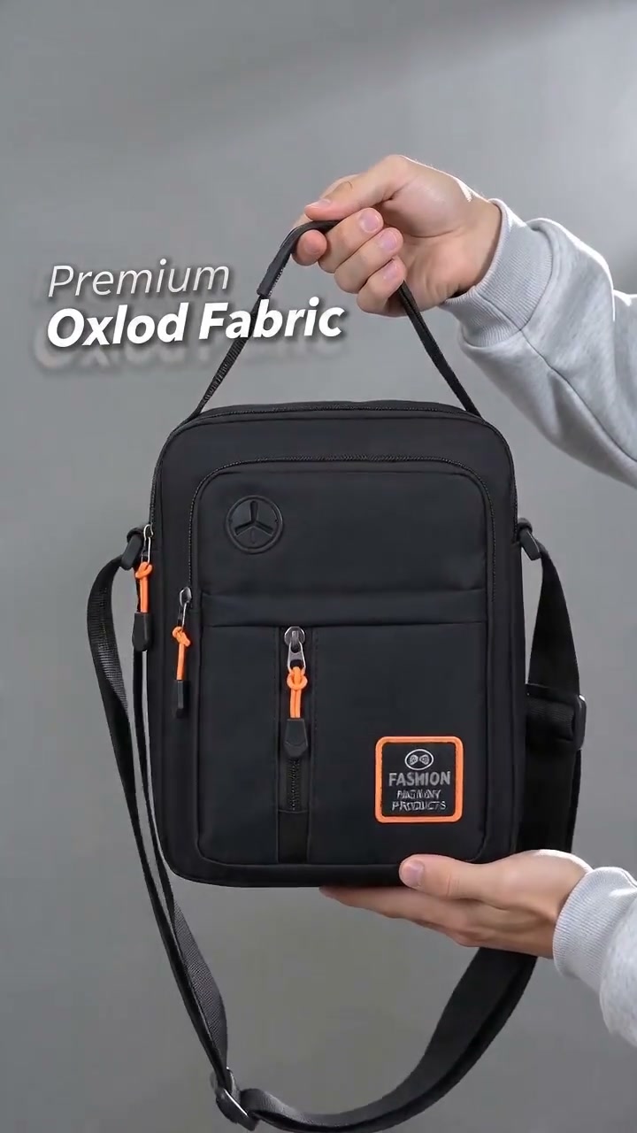 2026 Sale — Over 34200 Sold! Men's Lightweight Oxford Shoulder Crossbody Bag｜Water-resistant Multi-Pocket Commuter Sling Bag