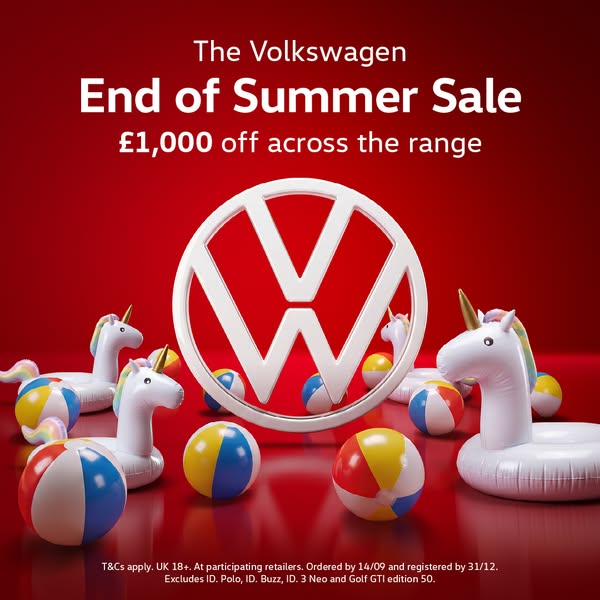 £1000 Off On New Volkswagen
